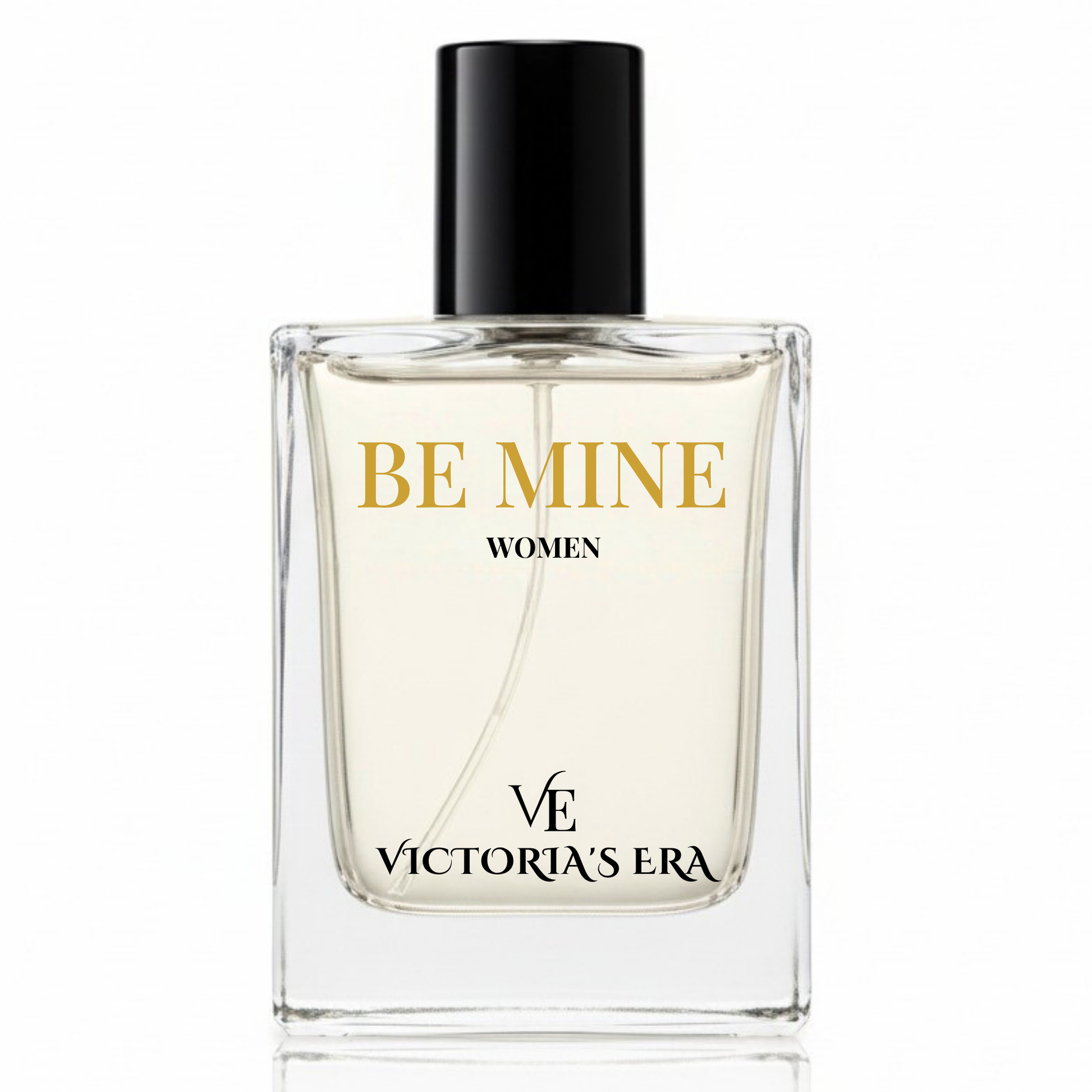 Close-up of Victoria’s Era Be Mine extrait de parfum bottle – 8–10 hour scent